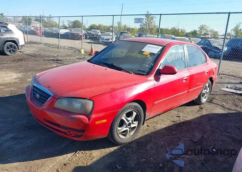 2005 Hyundai Elantra Gls/Gt from USA, damaged, VIN KMHDN46DX5U976884